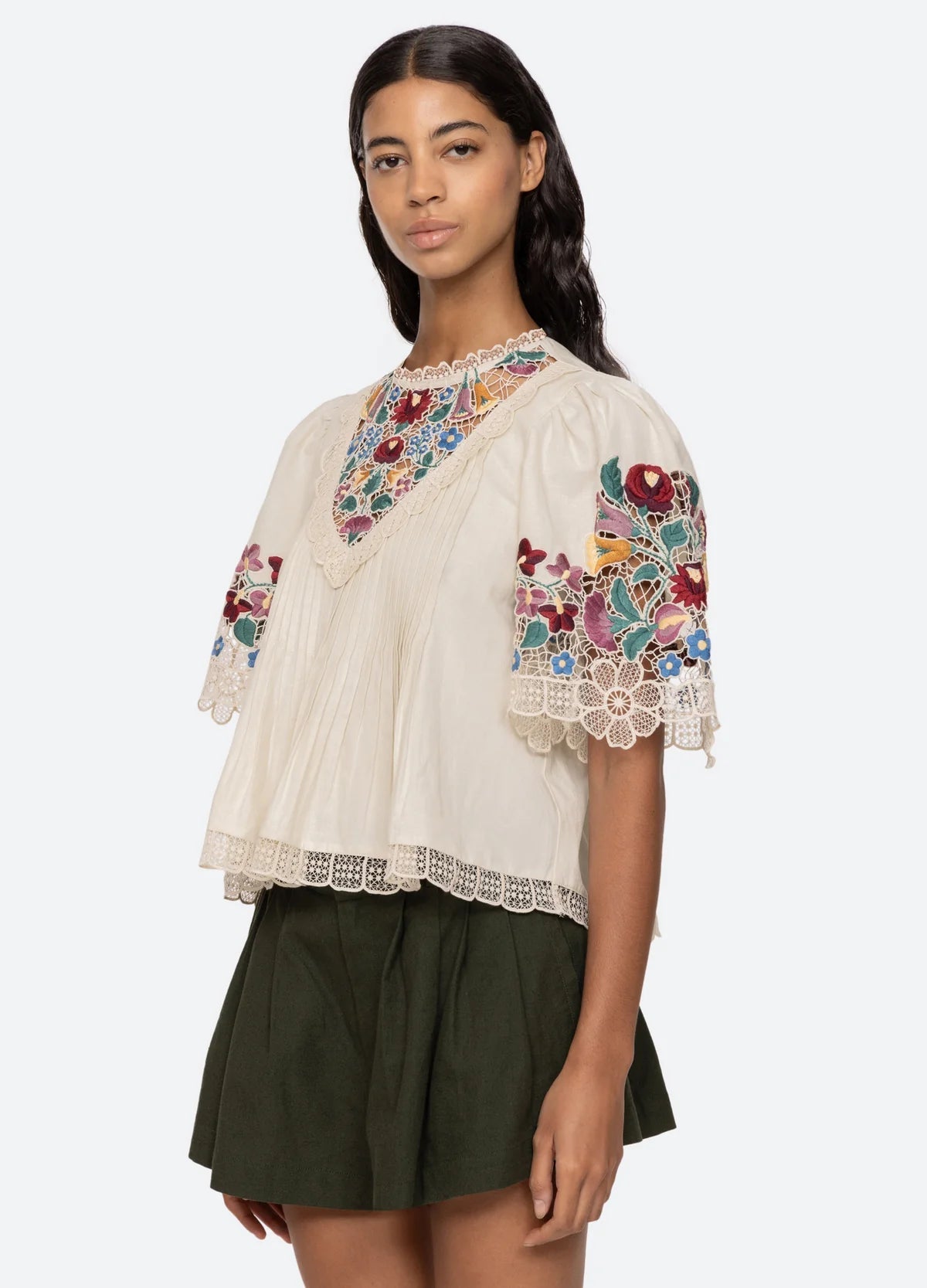 Sea New York Katharine Embroidery S/S Top - Den Lille Ida - Sea New York