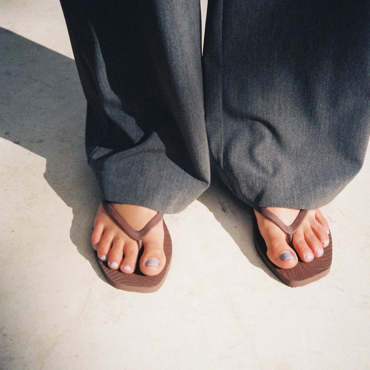 Sleepers Tapered Brown flip Flop - Den Lille Ida - sleepers
