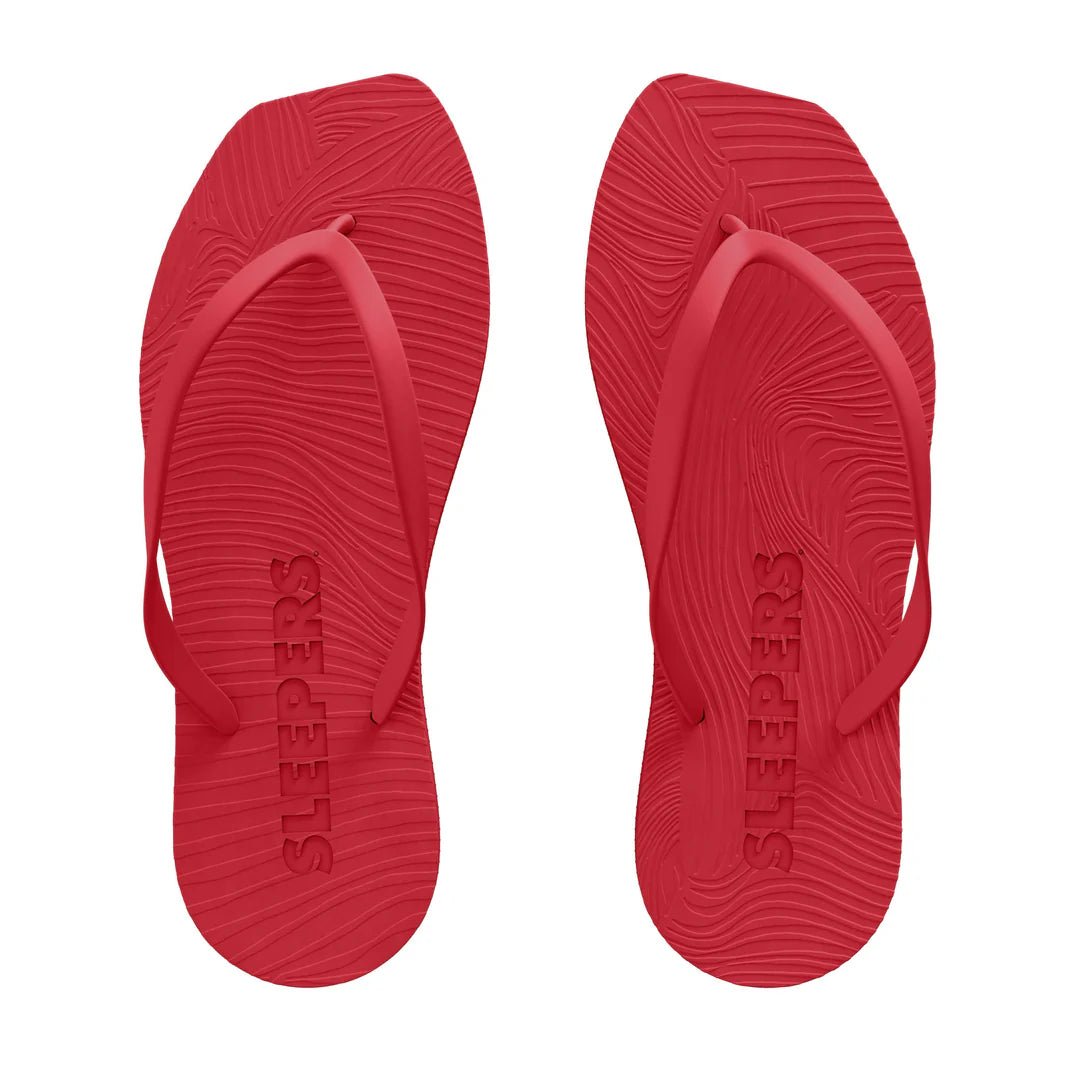 Sleepers Tapered Red Flip Flop - Den Lille Ida - Sleepers