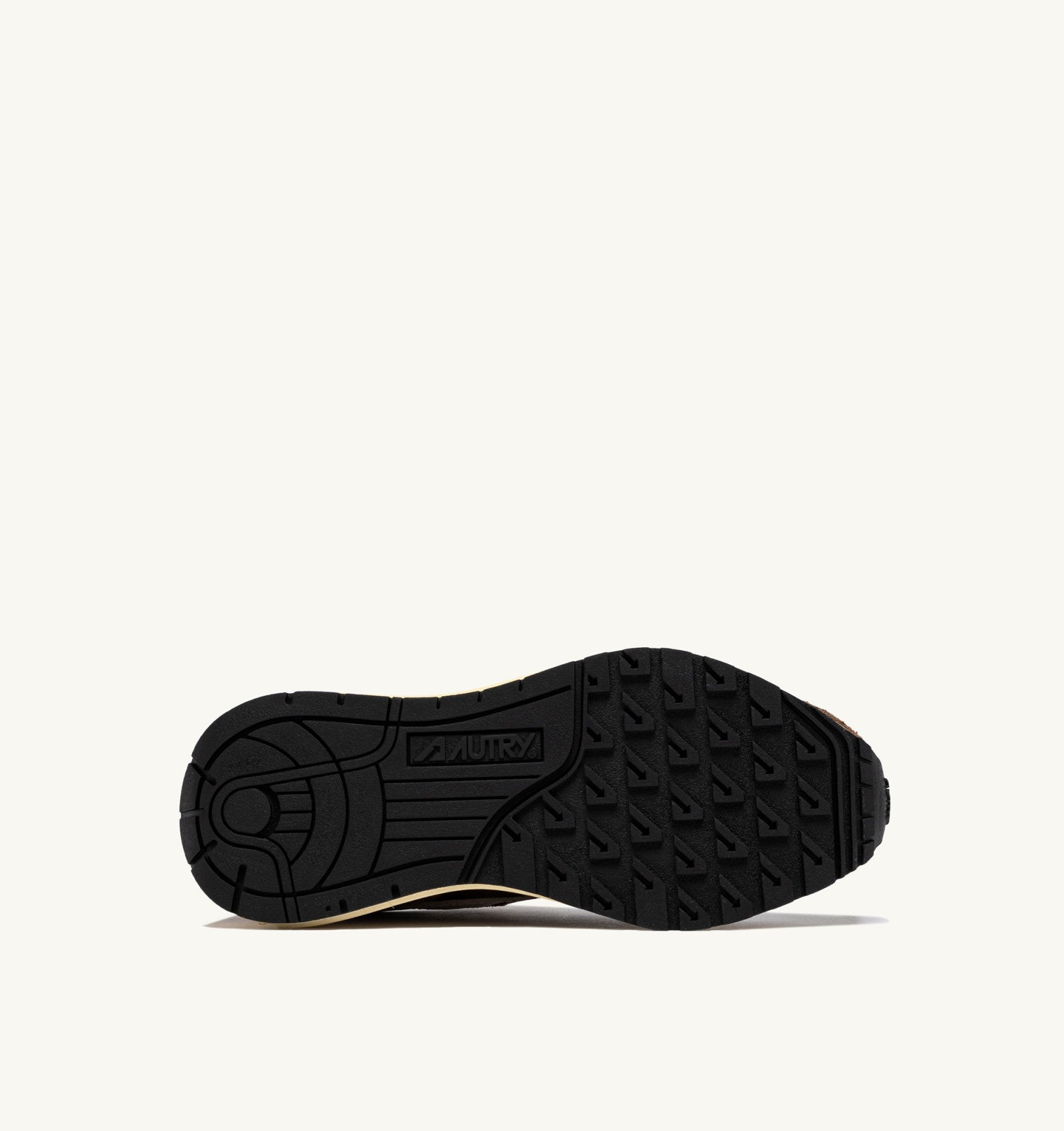 Autry Reelwind Low Sneakers in White and Tundra Nylon and Sude