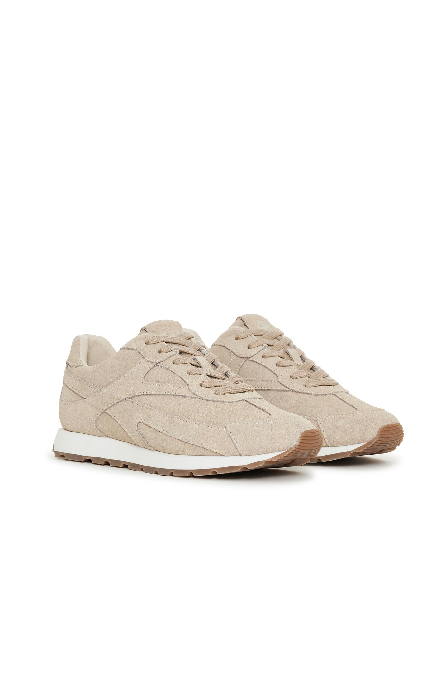 Anine Bing Juno Sneakers Sand Suede