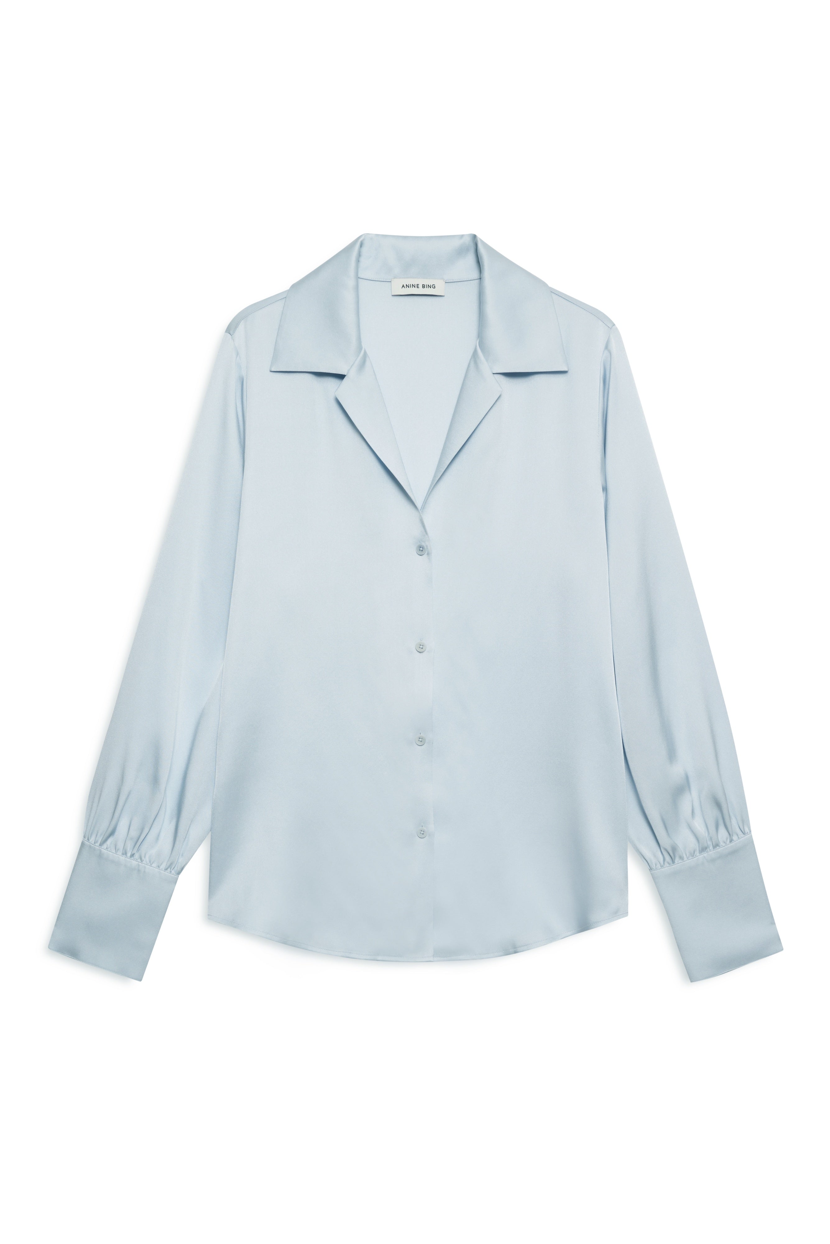 Anine Bing Bethany Shirt Pale Blue