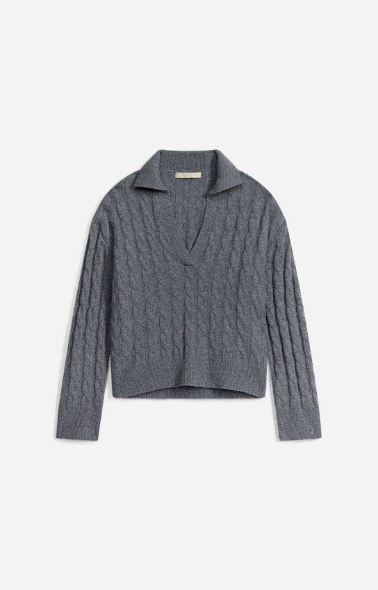 Vanessa Bruno Glenda Sweater Tweed Grey - Den Lille Ida - Vanessa Bruno