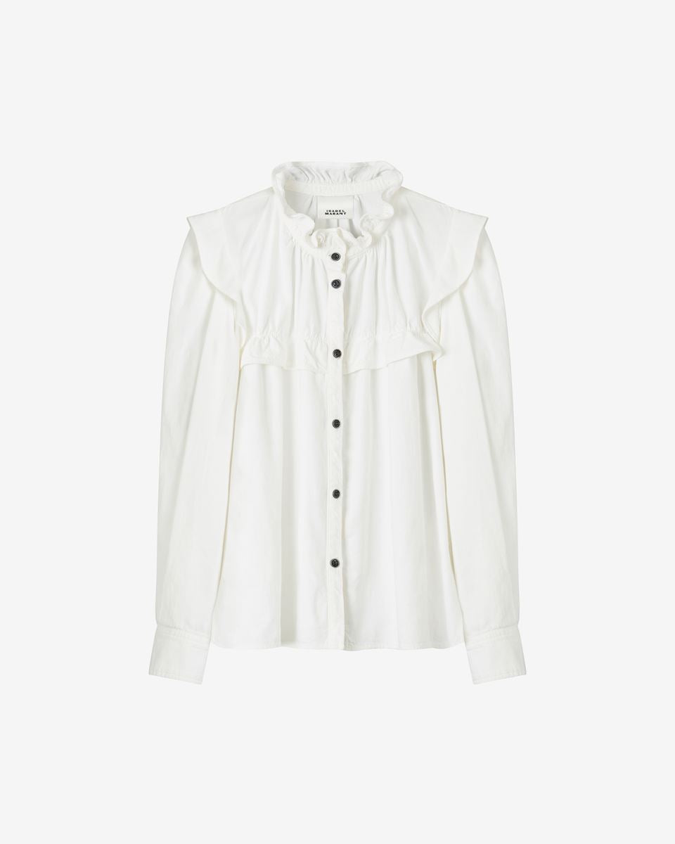 Marant Etoile Idety Chambrey Shirt White – Den Lille Ida