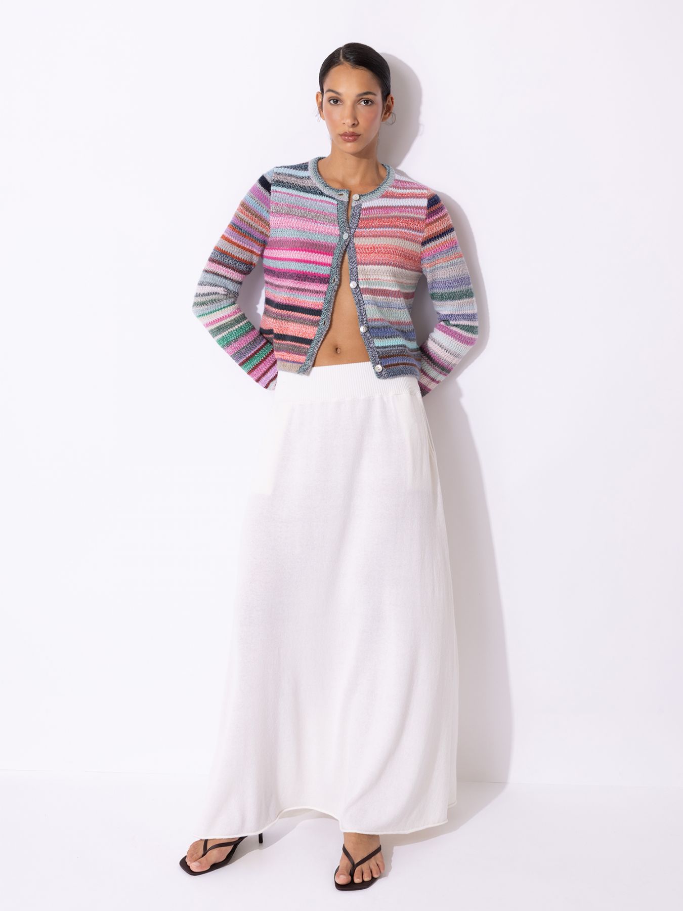 FTC Up Knit Mini-Cardigan