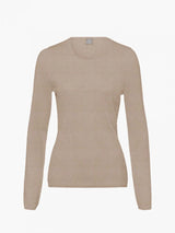 FTC Single-Knit Round Neck Sweater Natural Sand
