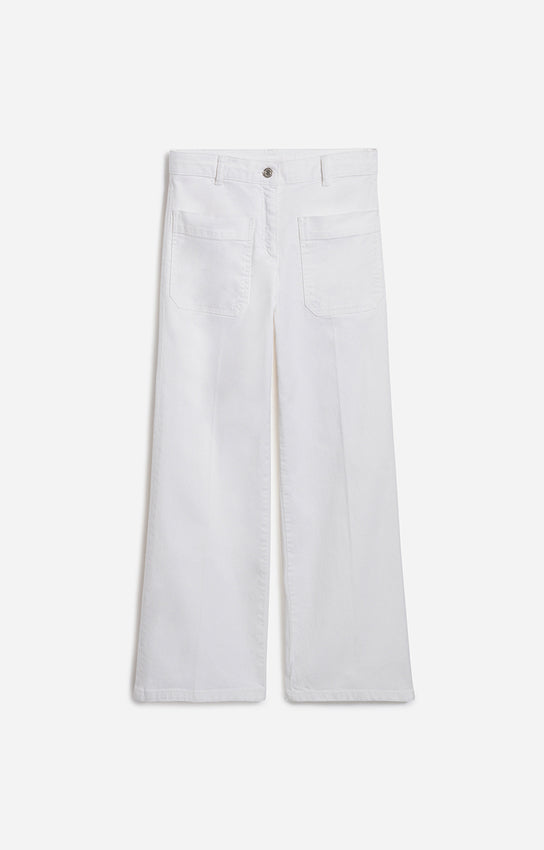 Vanessa Bruno Helias Cropped Jeans High-Waist White