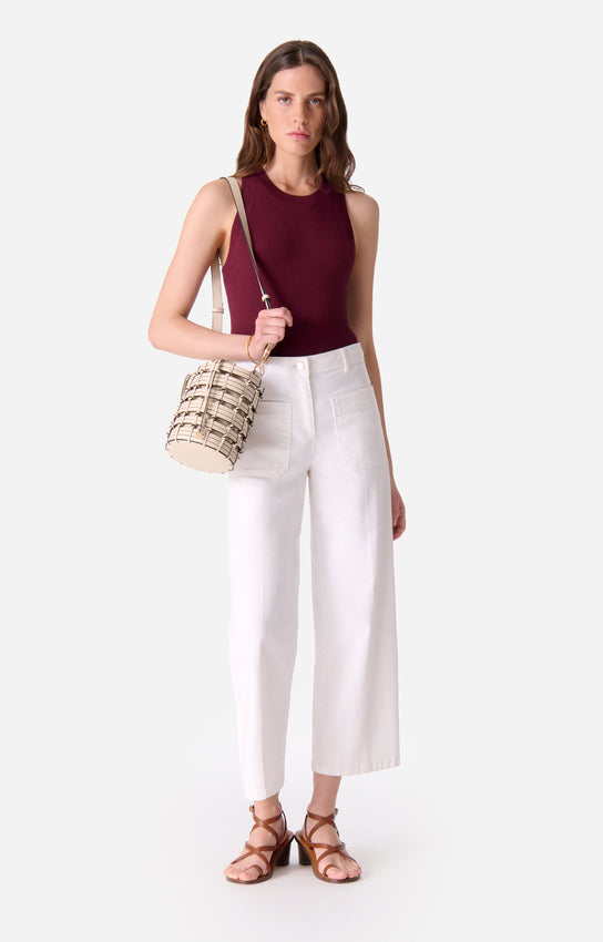 Vanessa Bruno Helias Cropped Jeans High-Waist White