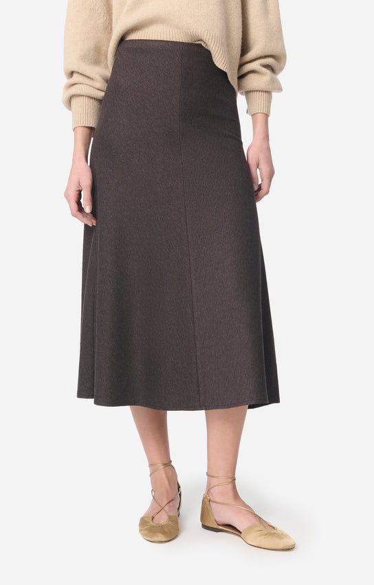 Vanessa Bruno Boushra Skirt Marron mørkebrun