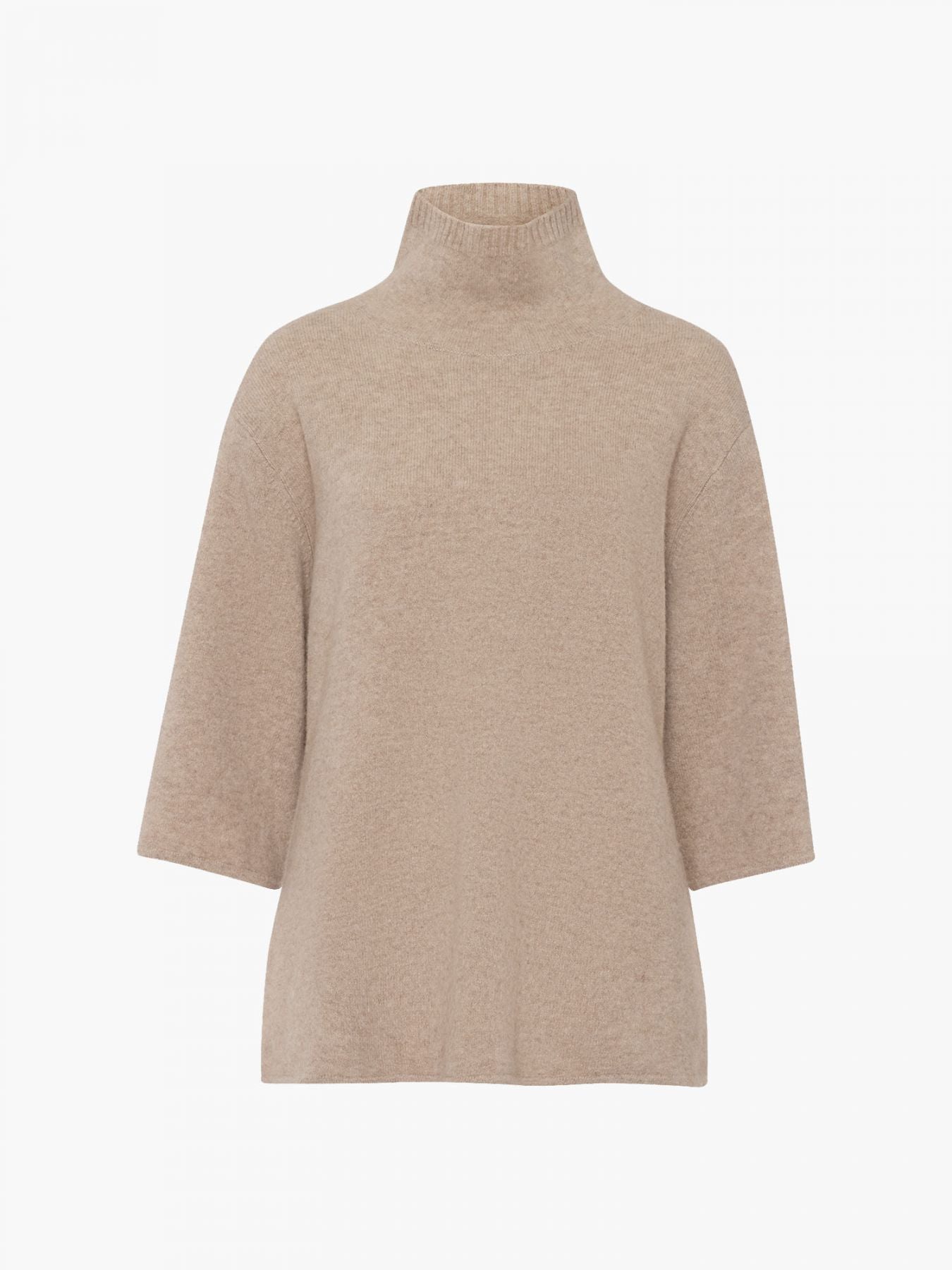 FTC Pullover with High Neck Natural Sand