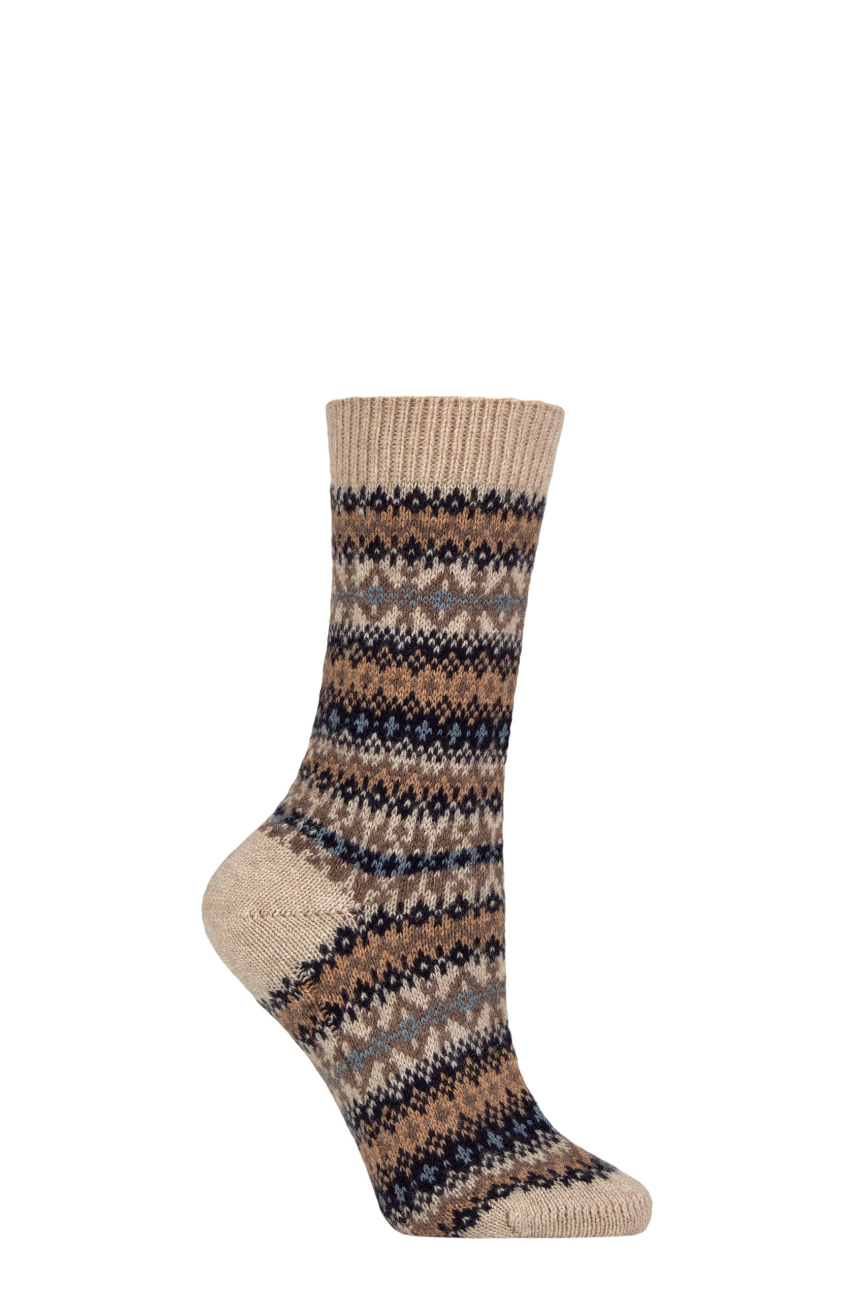 Pantherella Violet Cashmere Socks Natural