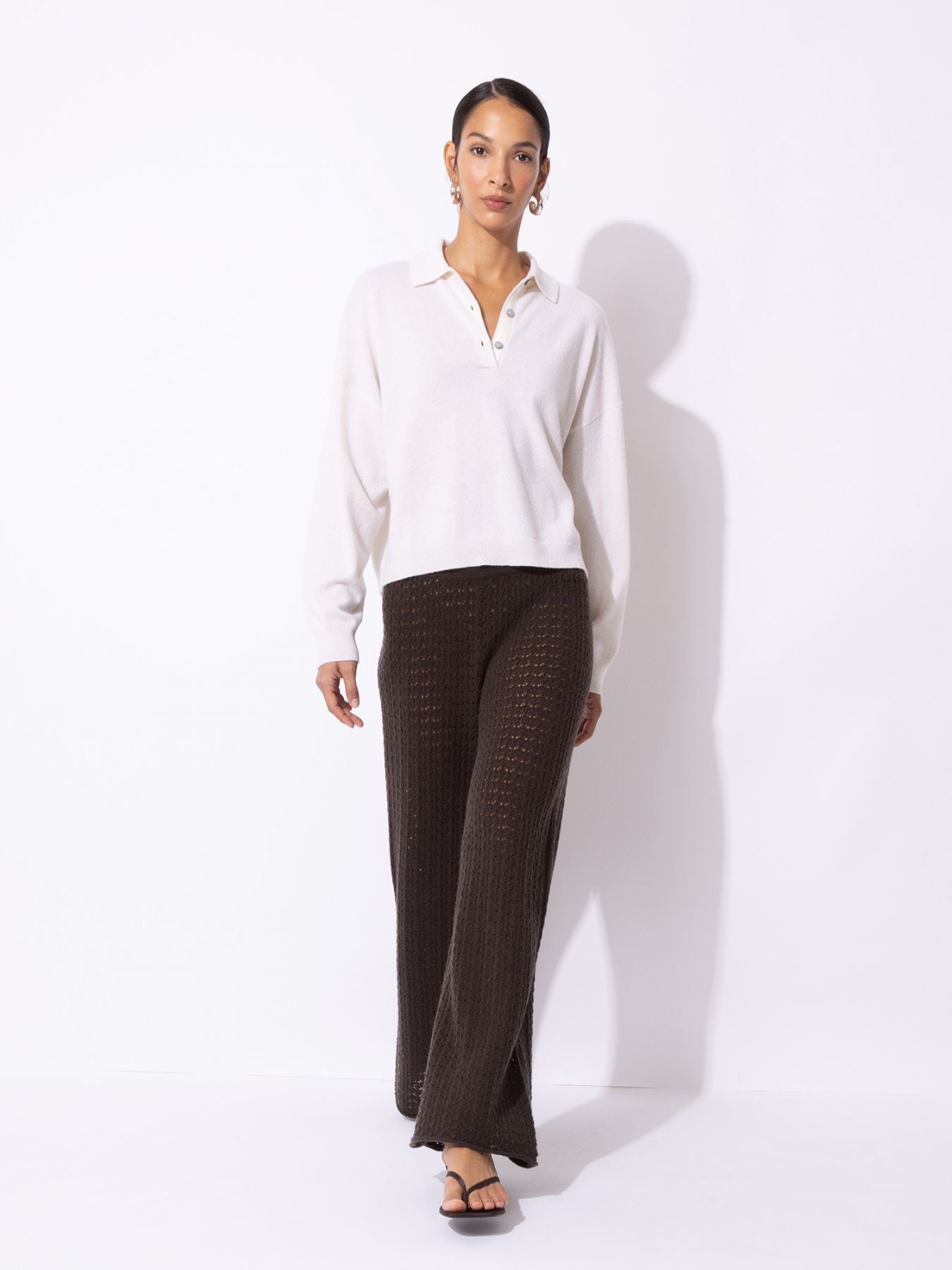 FTC Cashmere Polo Offwhite