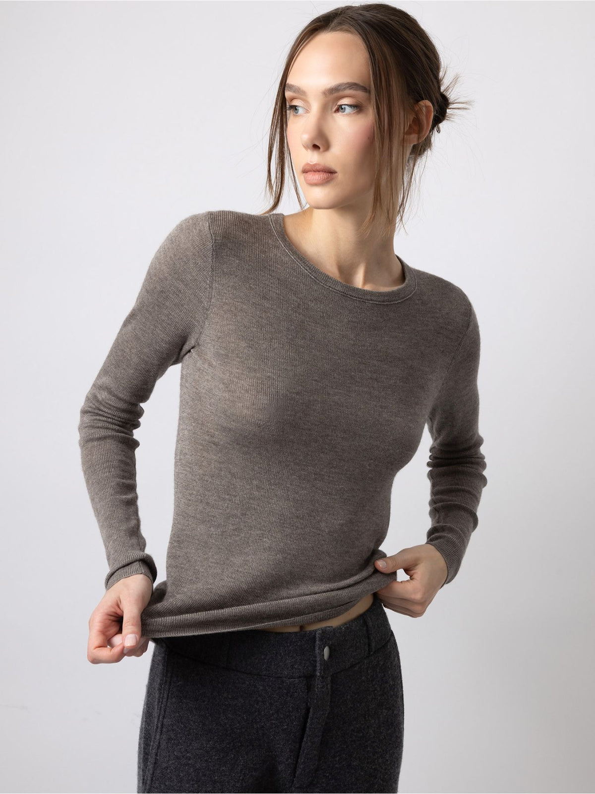 FTC Ribbed Knit Pullover