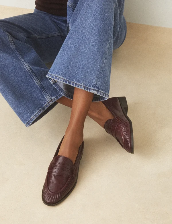 Rivecour Moccasin No 158 Bordeaux