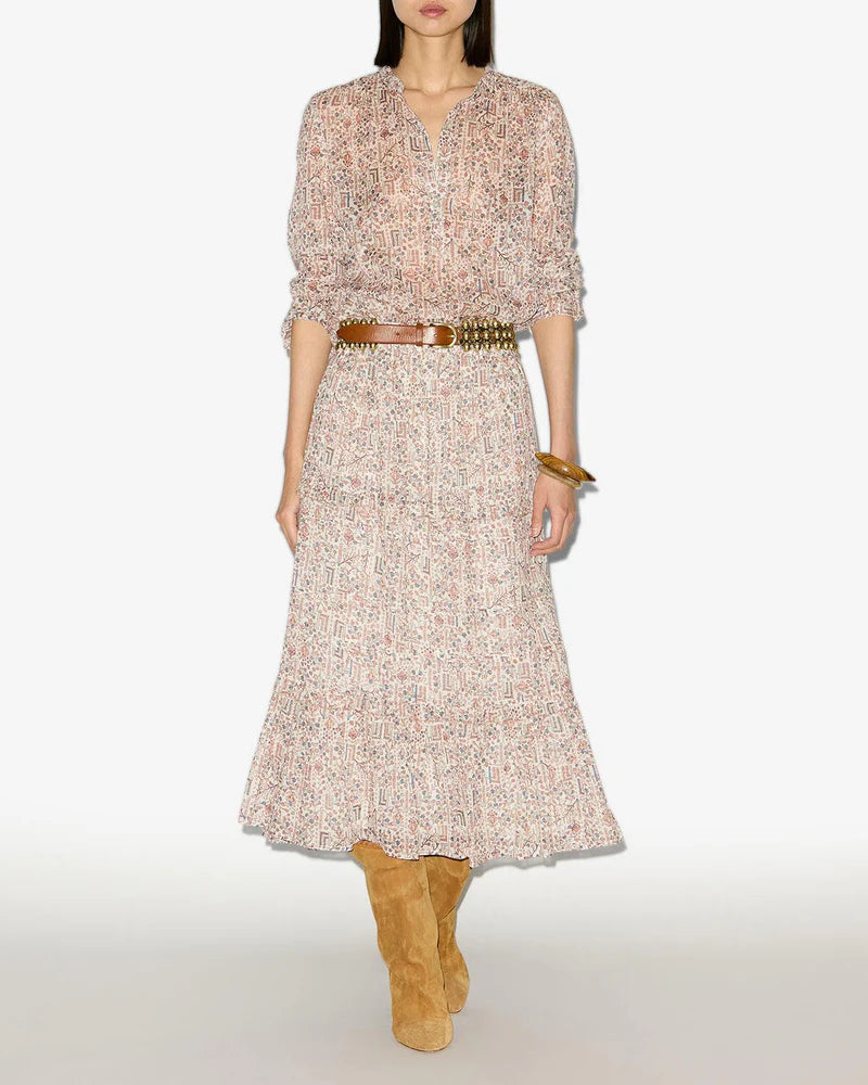 Isabel Marant Diya Skirt Ecru