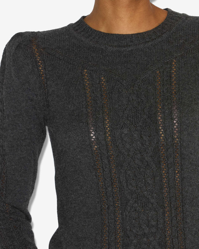 Isabel Marant Étoile KELIA SWEATER Anthracite