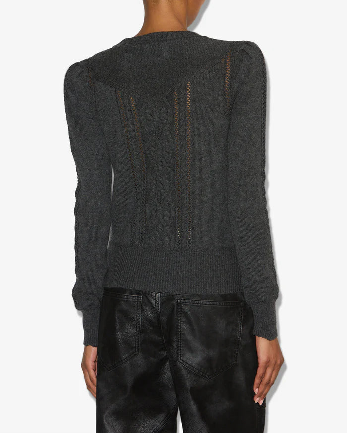 Isabel Marant Étoile KELIA SWEATER Anthracite