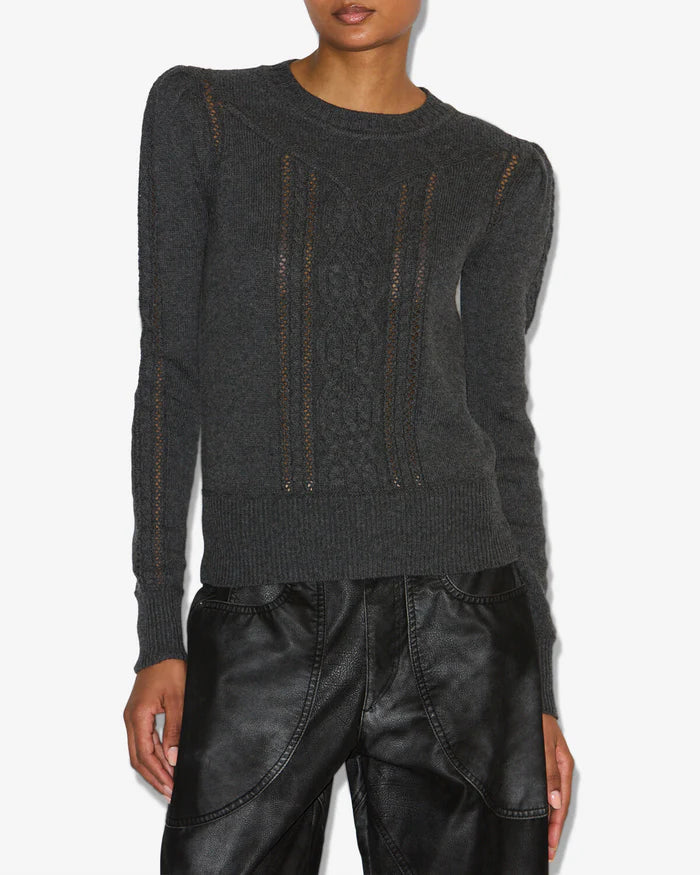 Isabel Marant Étoile KELIA SWEATER Anthracite