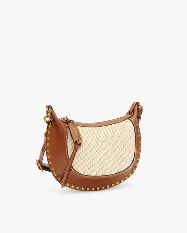 Isabel Marant Oskan Moon Shoulder Bag Natural/Cognac