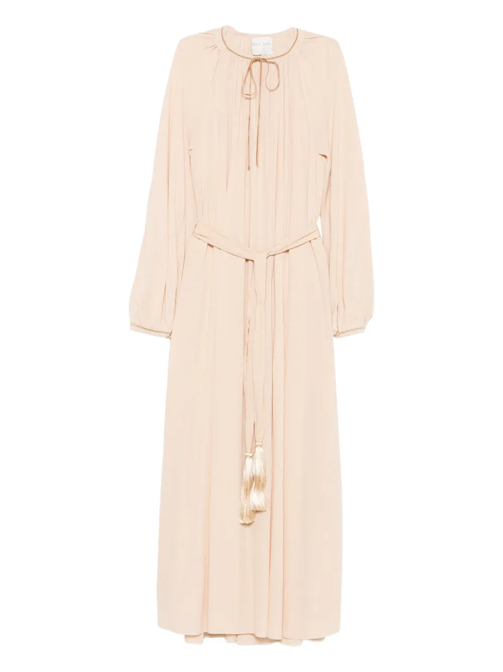 forte_forte crepe de chine dress beige