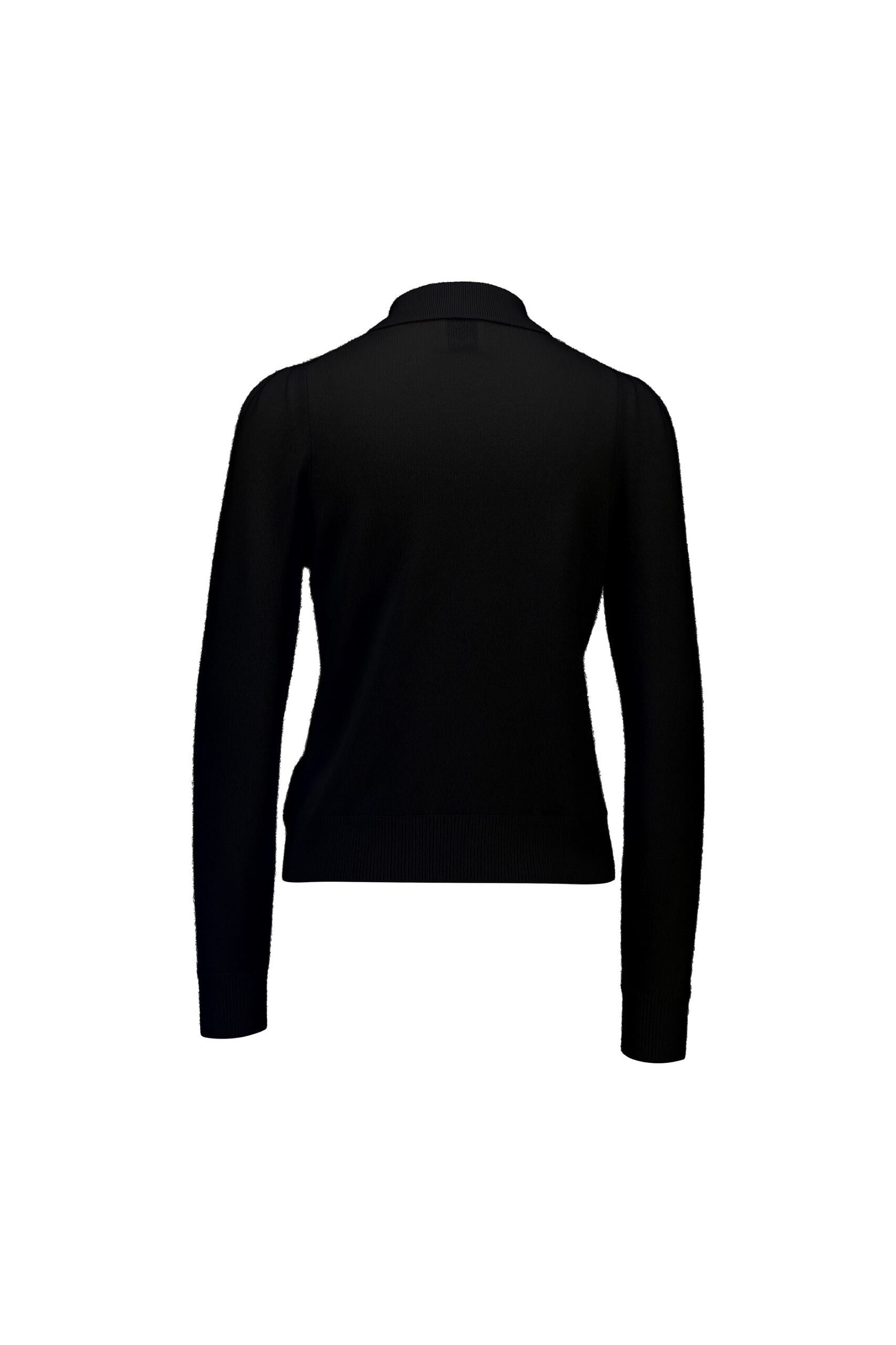 Allude Cashmere Poloneck Black