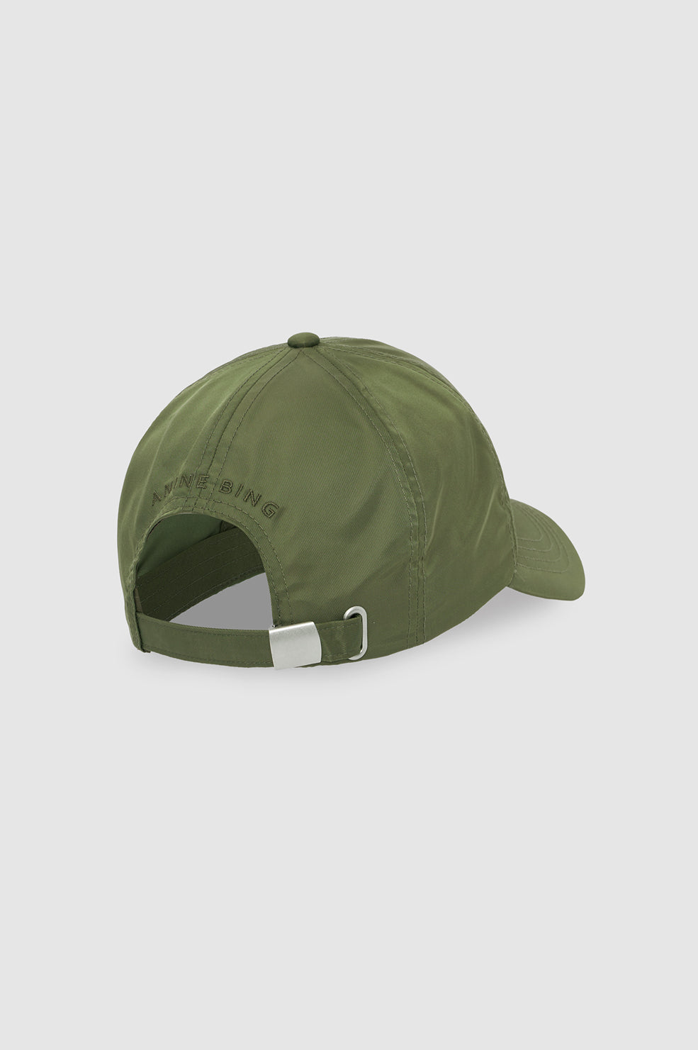 Anine Bing Jeremy Baseball Cap Nylon Army Green