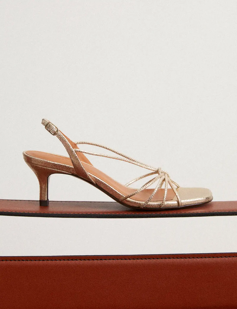 Rivecour Sandals No 470 White Gold