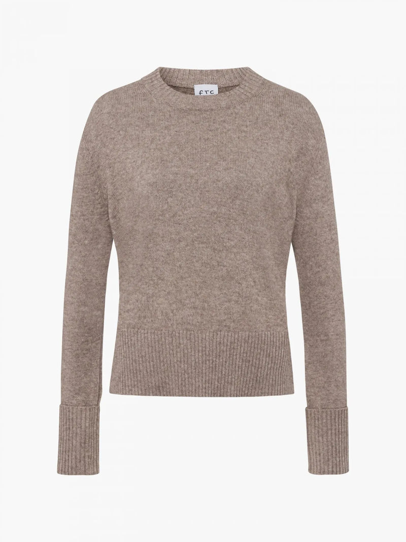 FTC Relaxed Roundneck Pullover Hazelnut
