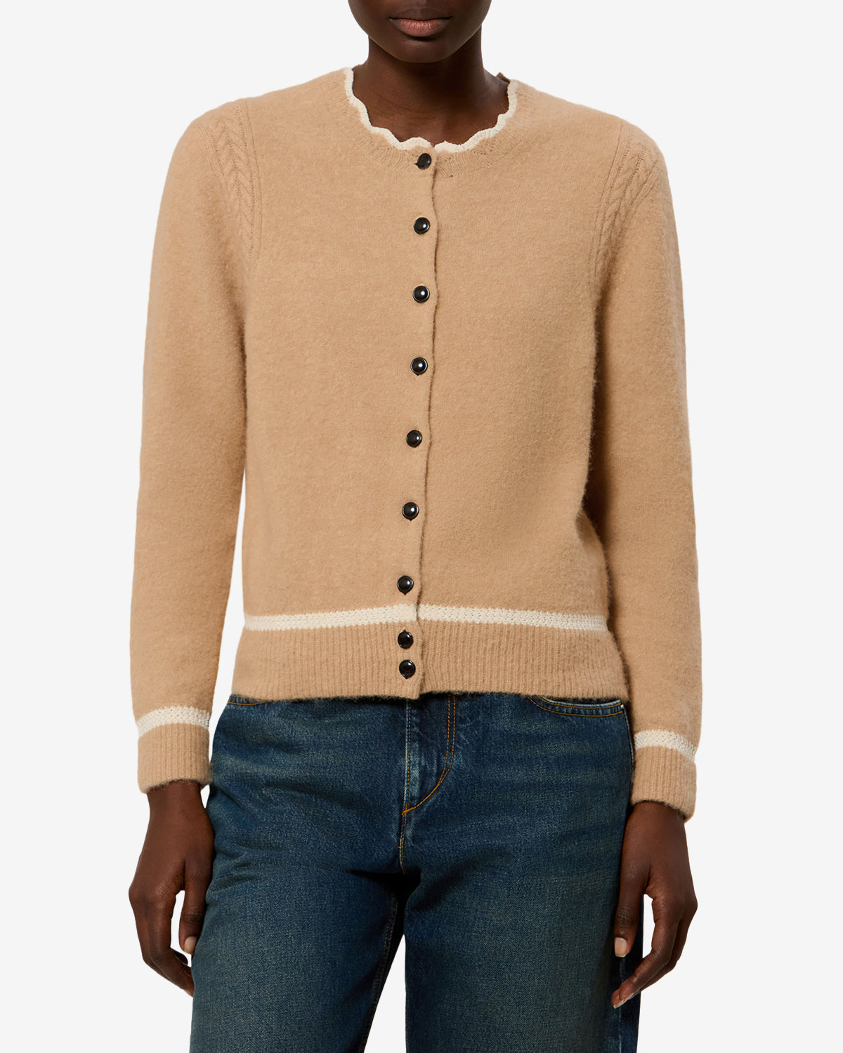Isabel Marant Naia Cardigan Camel