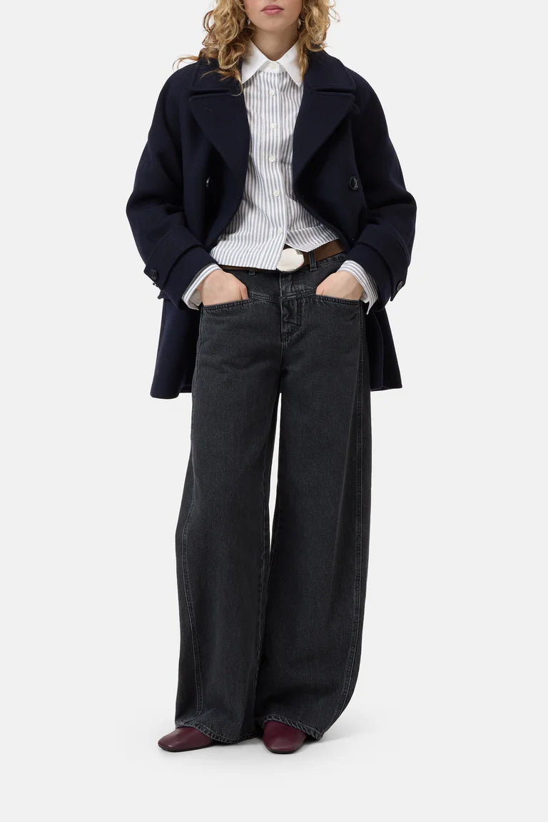 CLOSED TORI-X BARREL JEANS DARK GREY