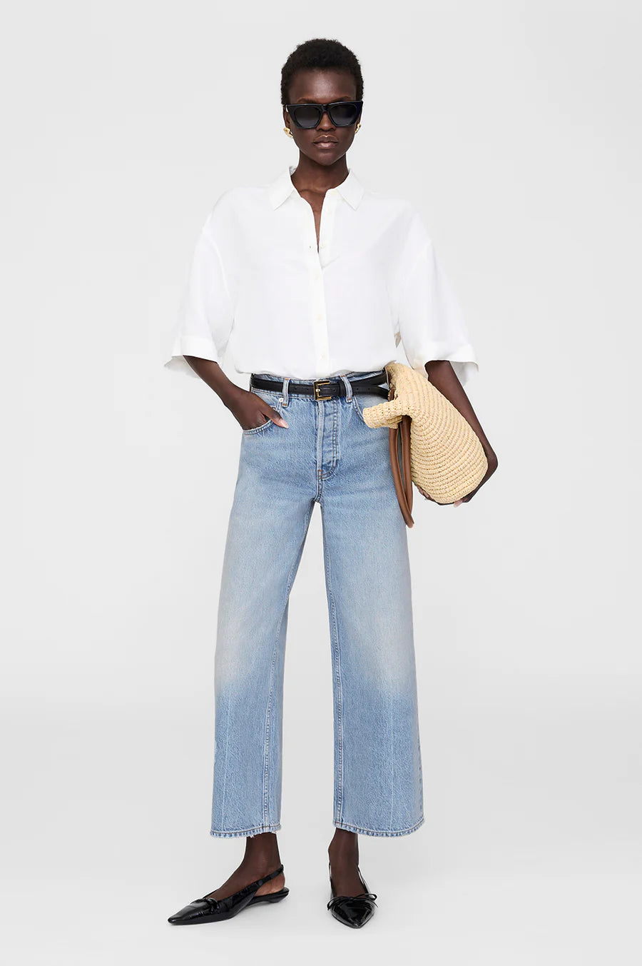 Anine Bing Coco Shirt Ivory