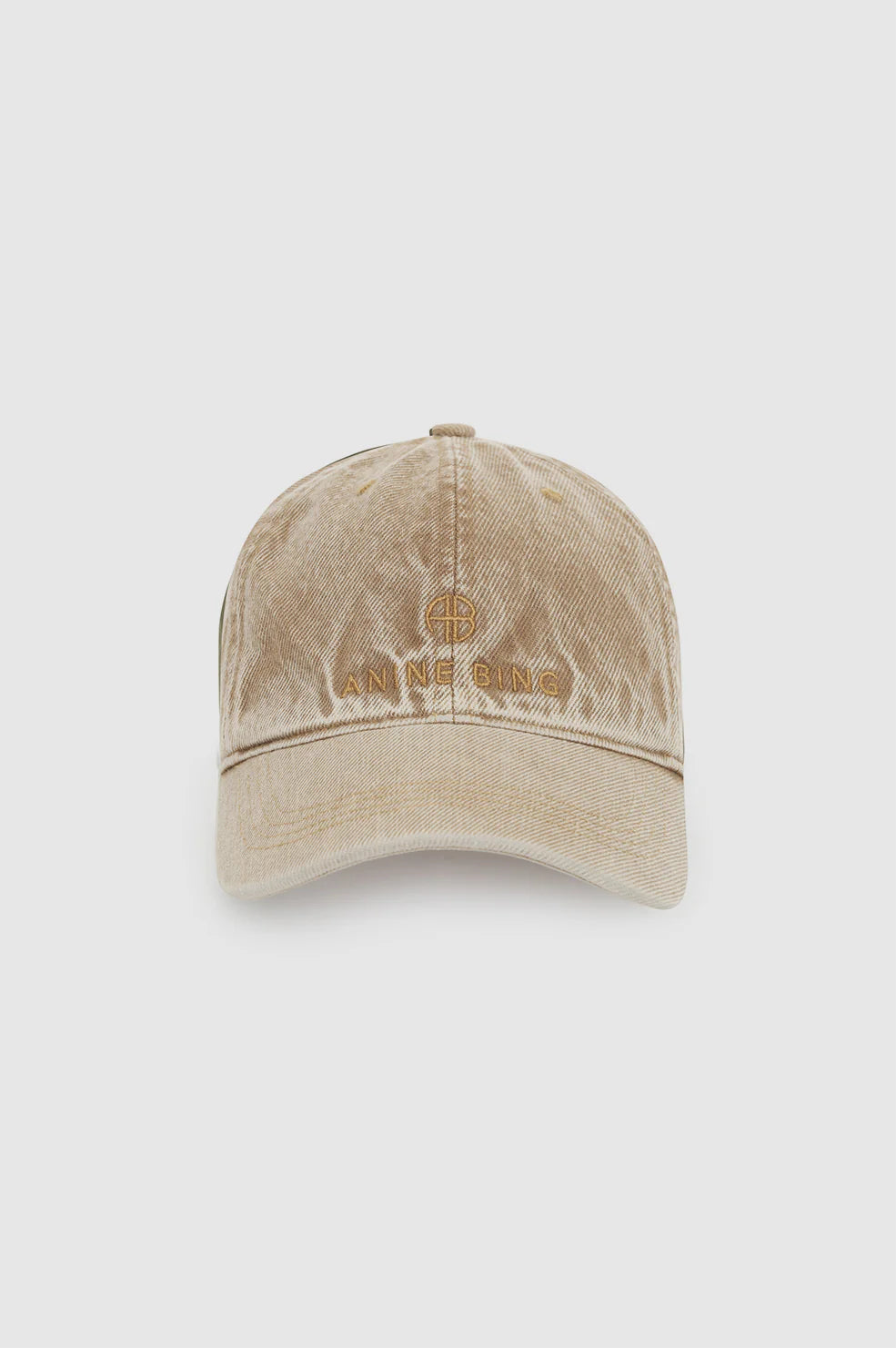 Anine Bing Jeremy Baseball Cap Butter Yellow