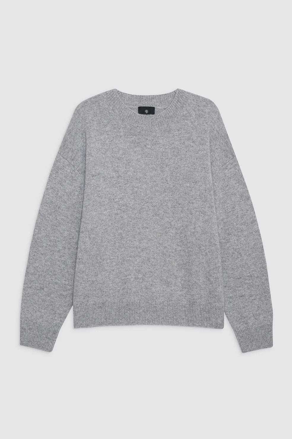 Anine Bing Lee Crew Sweater Medium Heather Grey