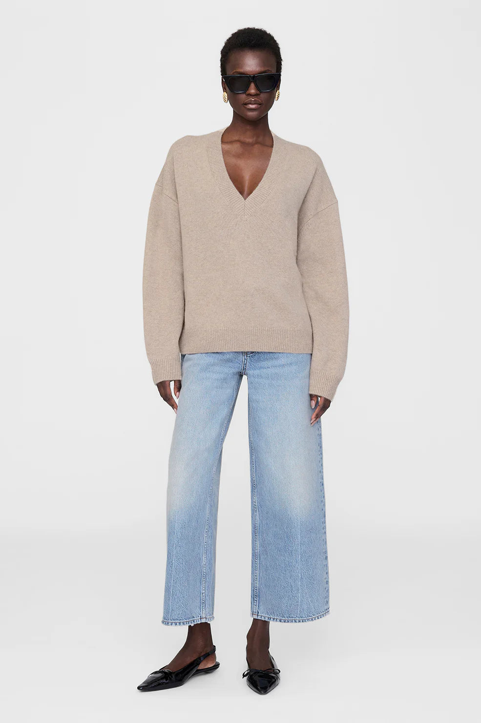 Anine Bing Lee Sweater Brown