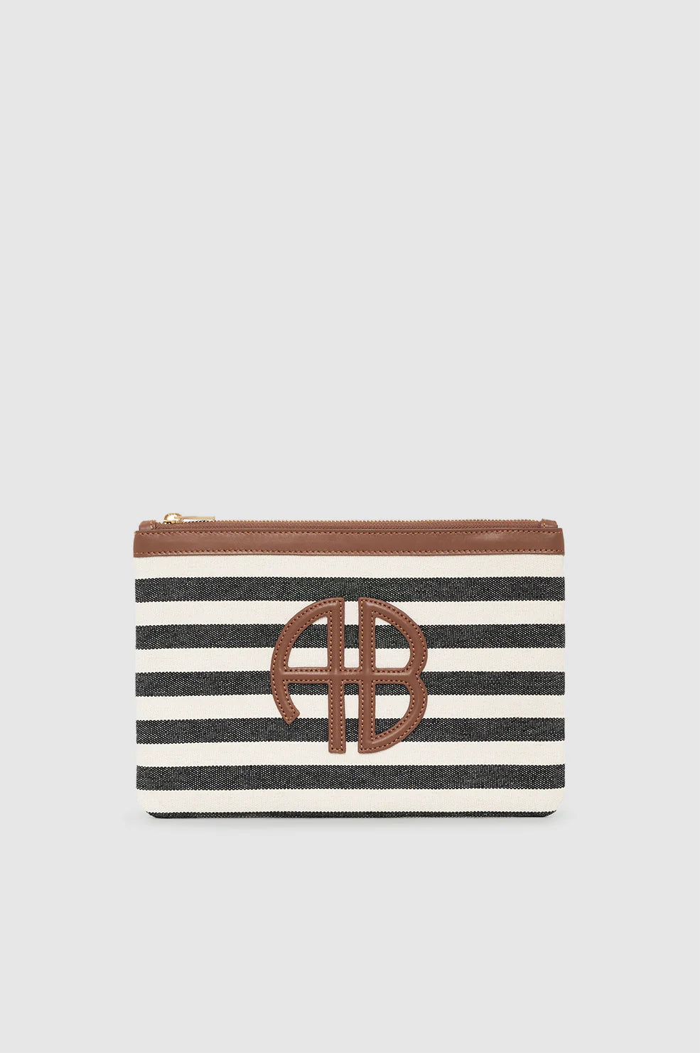 Anine Bing Lili Pouch Black and Natural