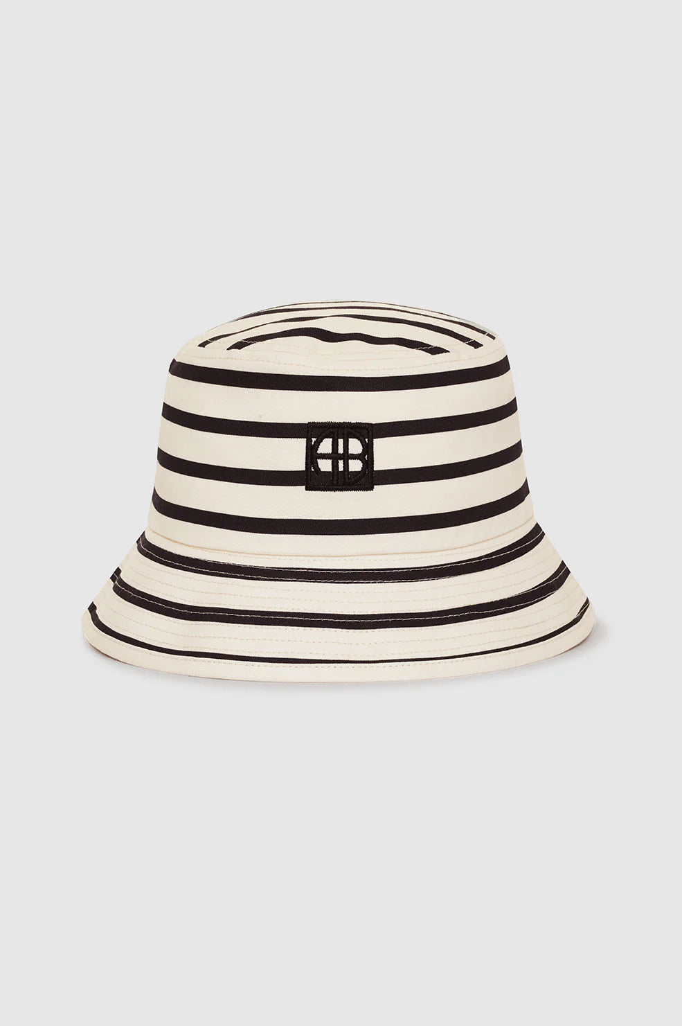 Anine Bing Nicks Bucket Hat Black Stripe