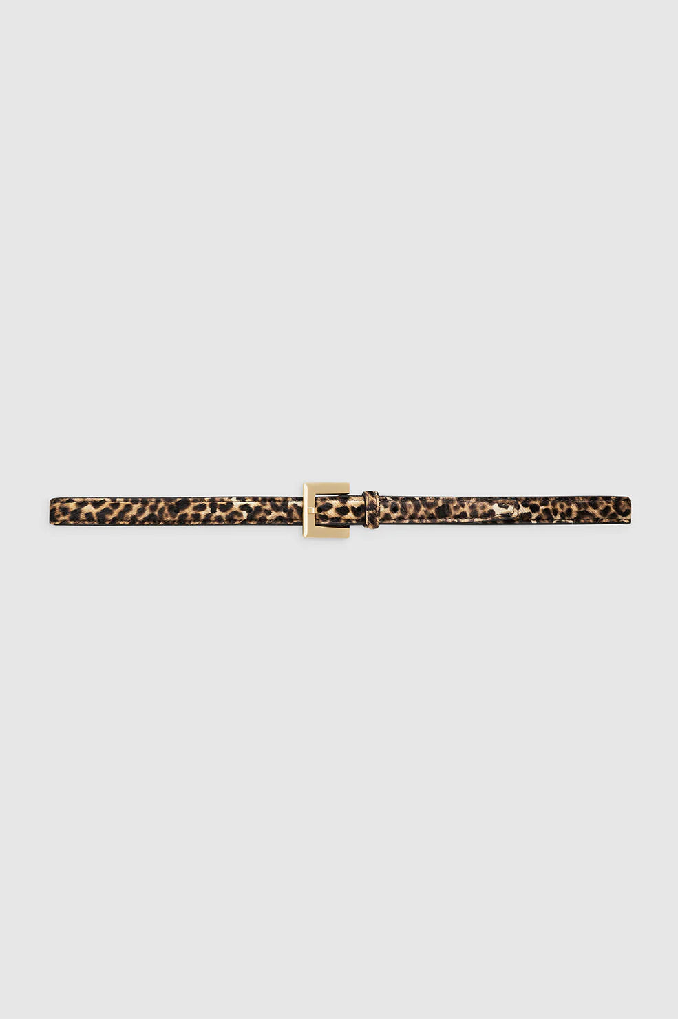 Anine Bing Nicola Belt Leopard Calf Hair