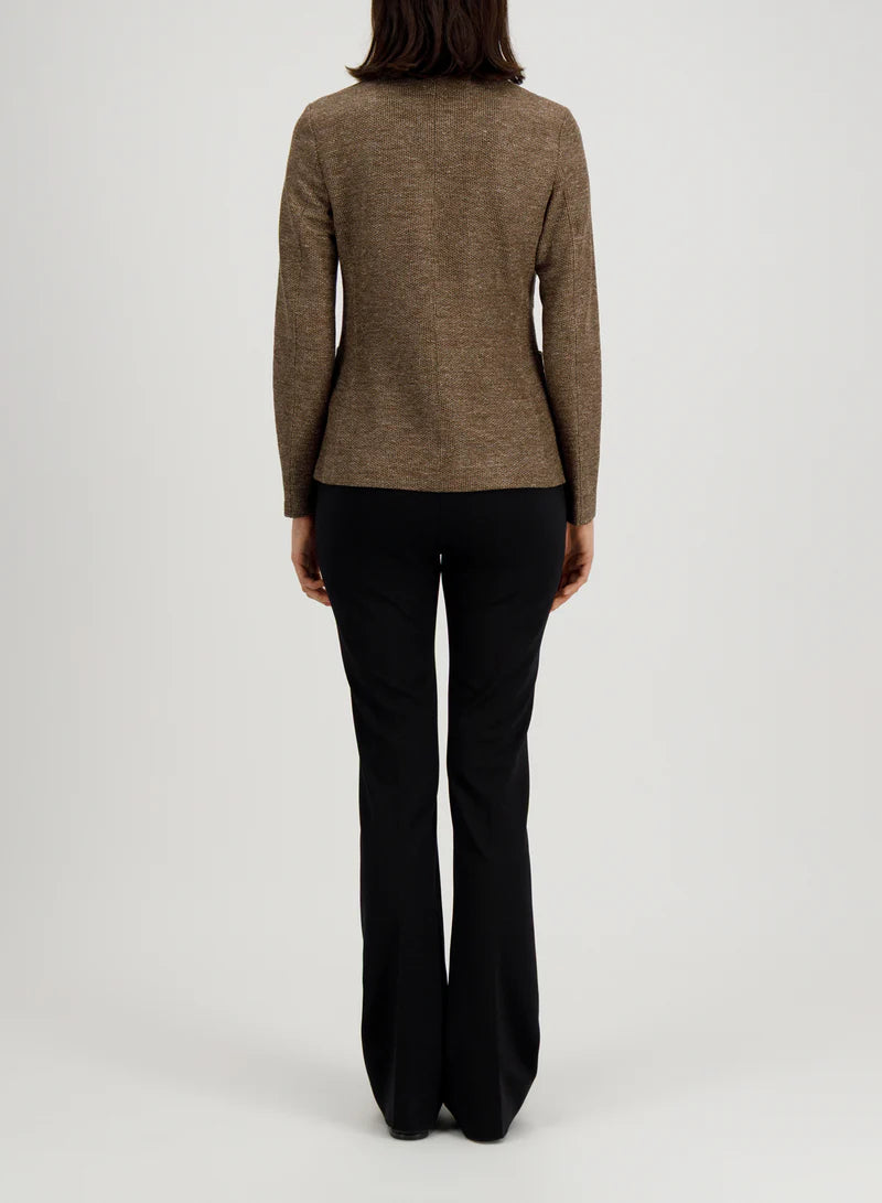 Harris Wharf s.b.Fitted Blazer Linen Honeycomb Brown