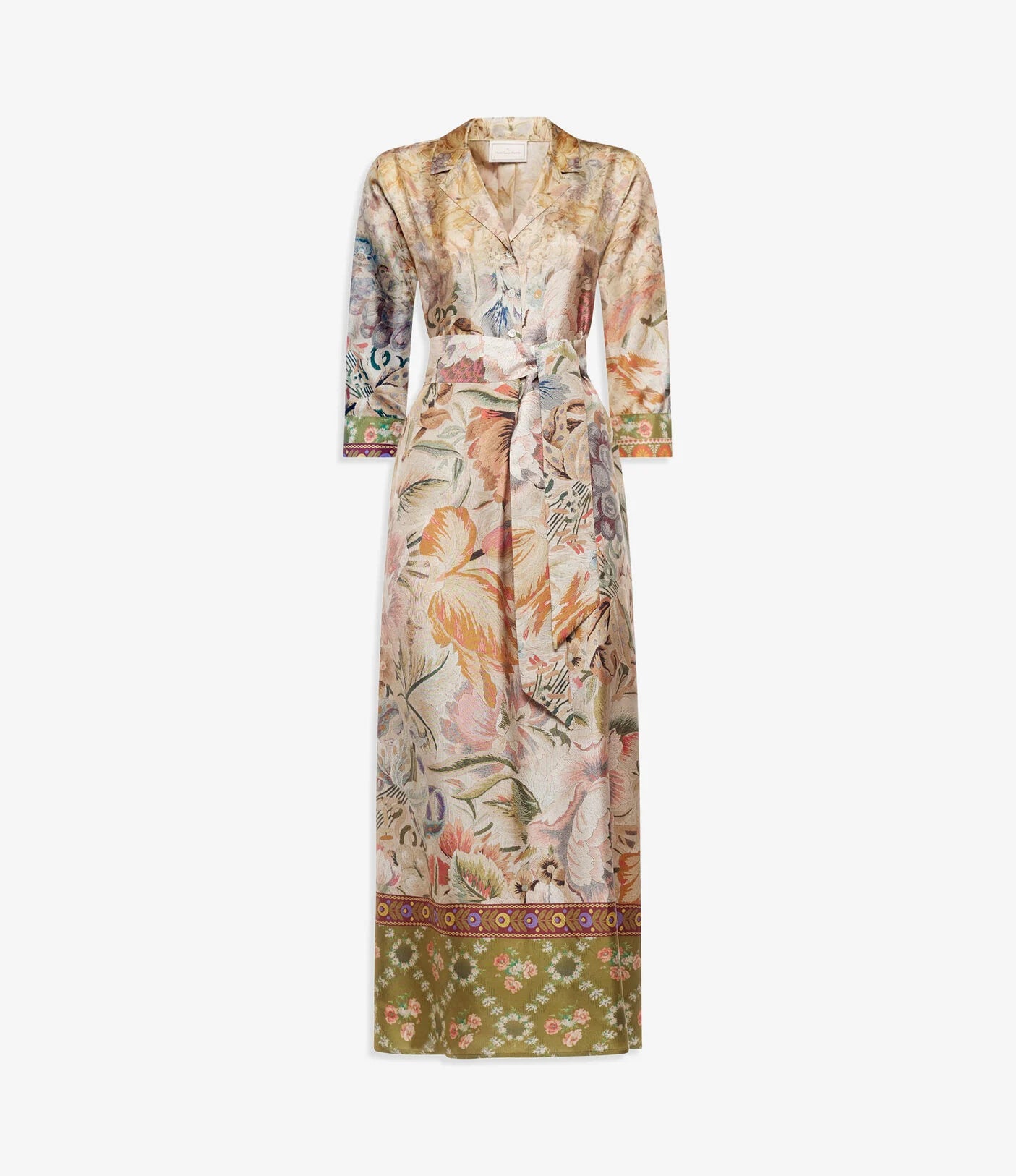 Pierre Louis Mascia Silk Dress Aloe