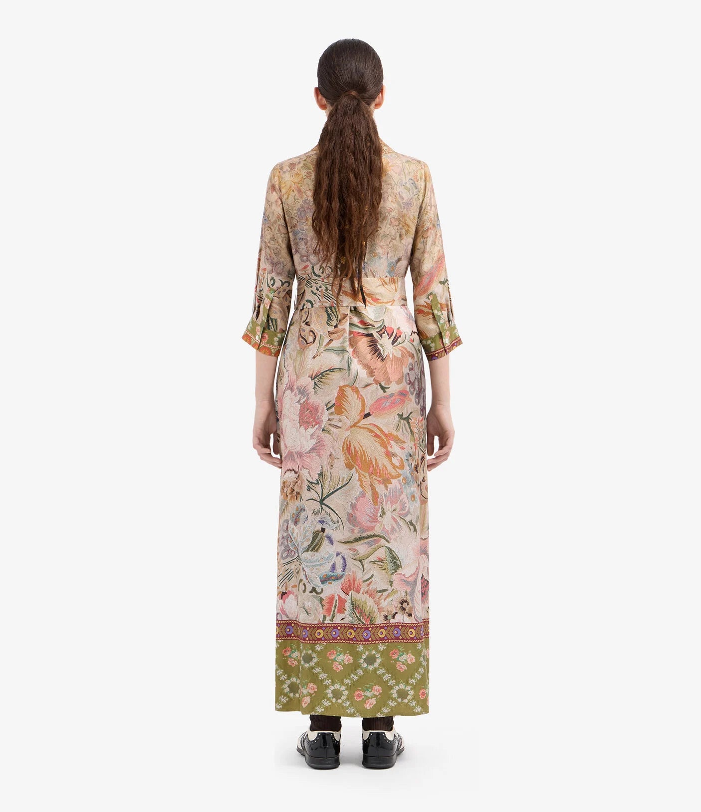 Pierre Louis Mascia Silk Dress Aloe