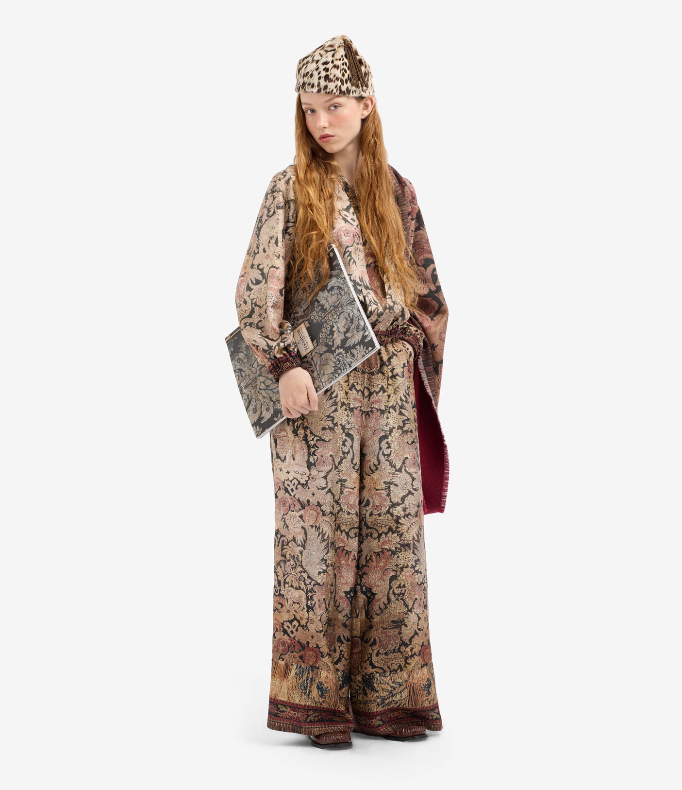 Pierre-Louis Mascia ALOE Palazzo Trousers Silk