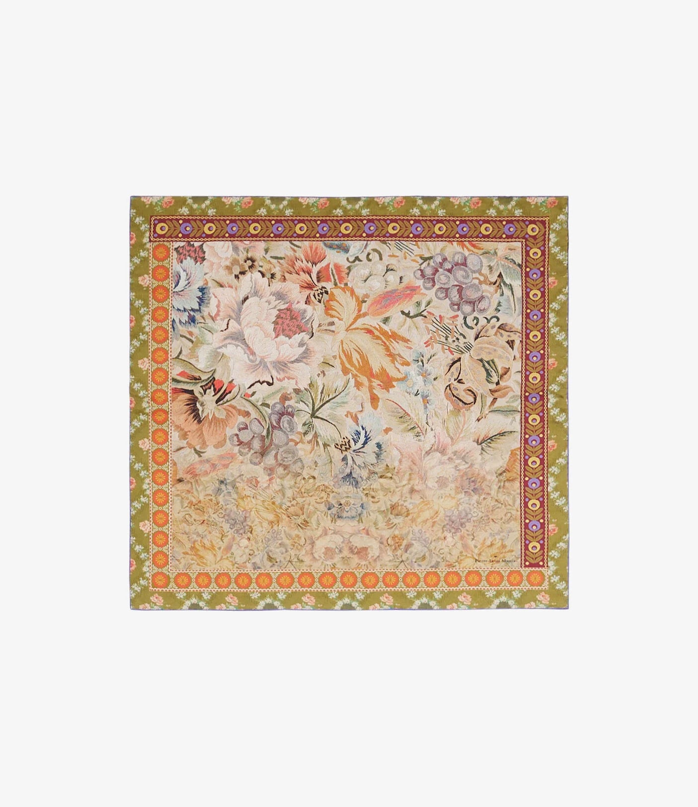 Pierre Louis Mascia Silk scarf Aloeuw