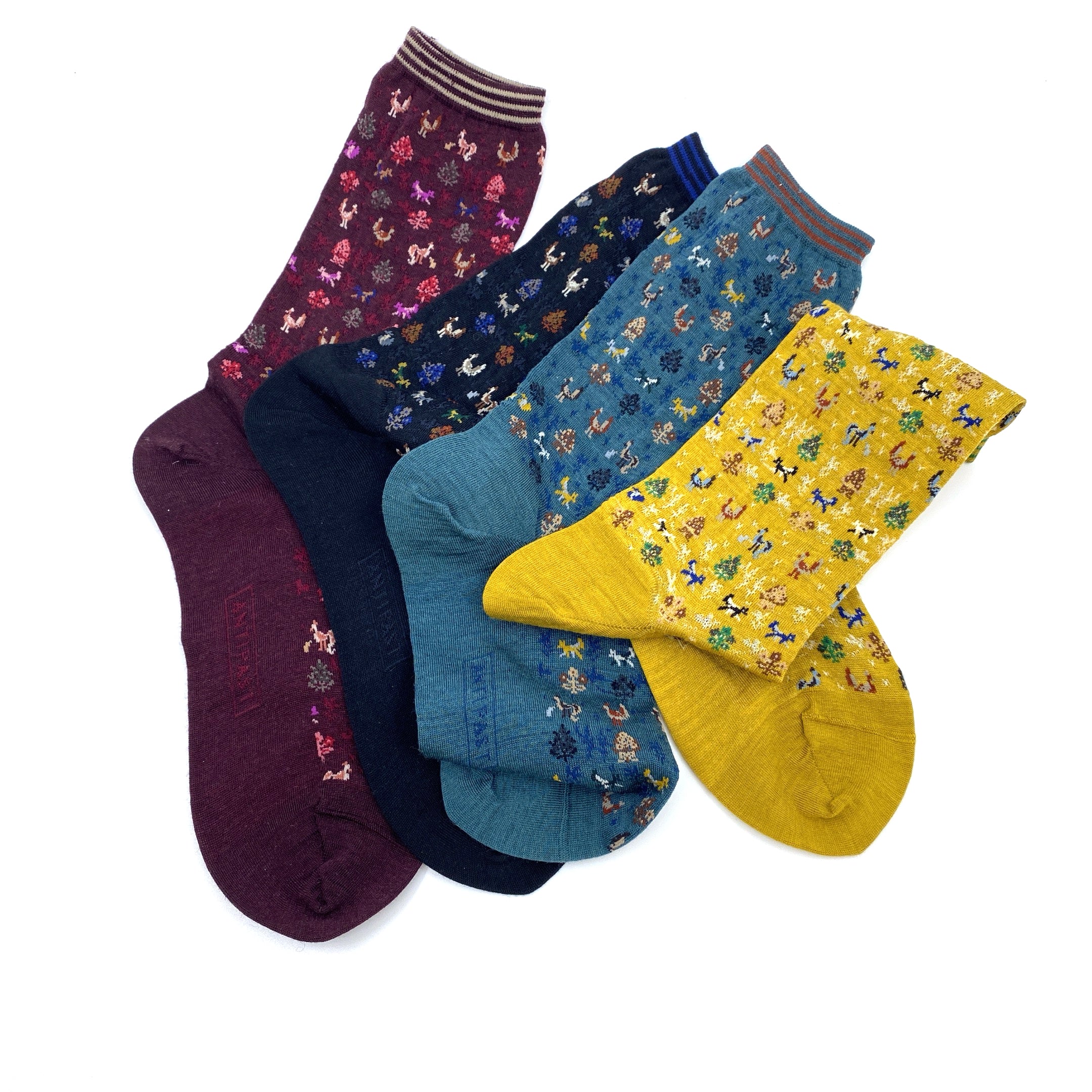 Antipast Socks Forest Mate Wine