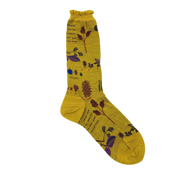 Antipast Socks Botanical Mustard