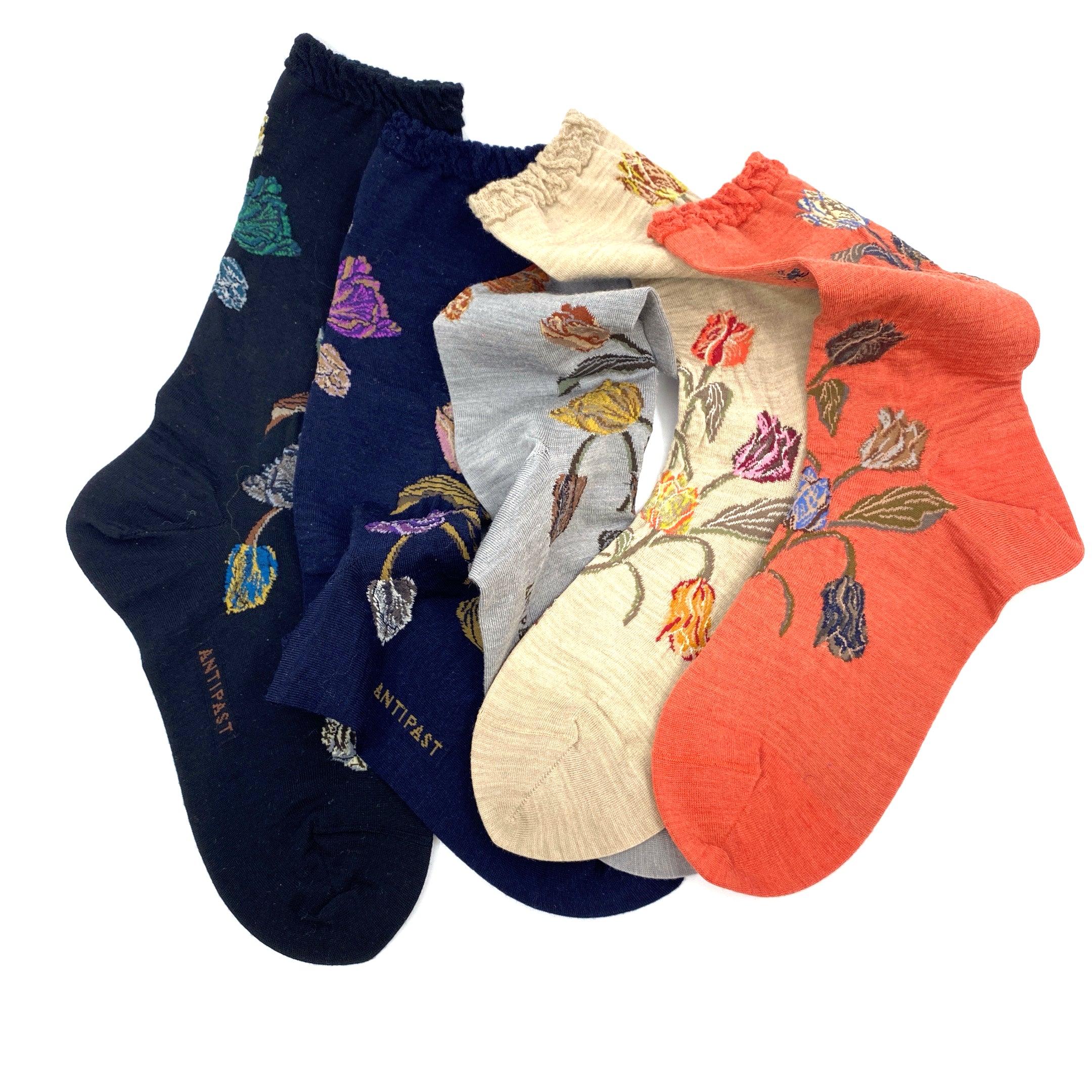 Antipast Socks Bouquet Tulip Grey