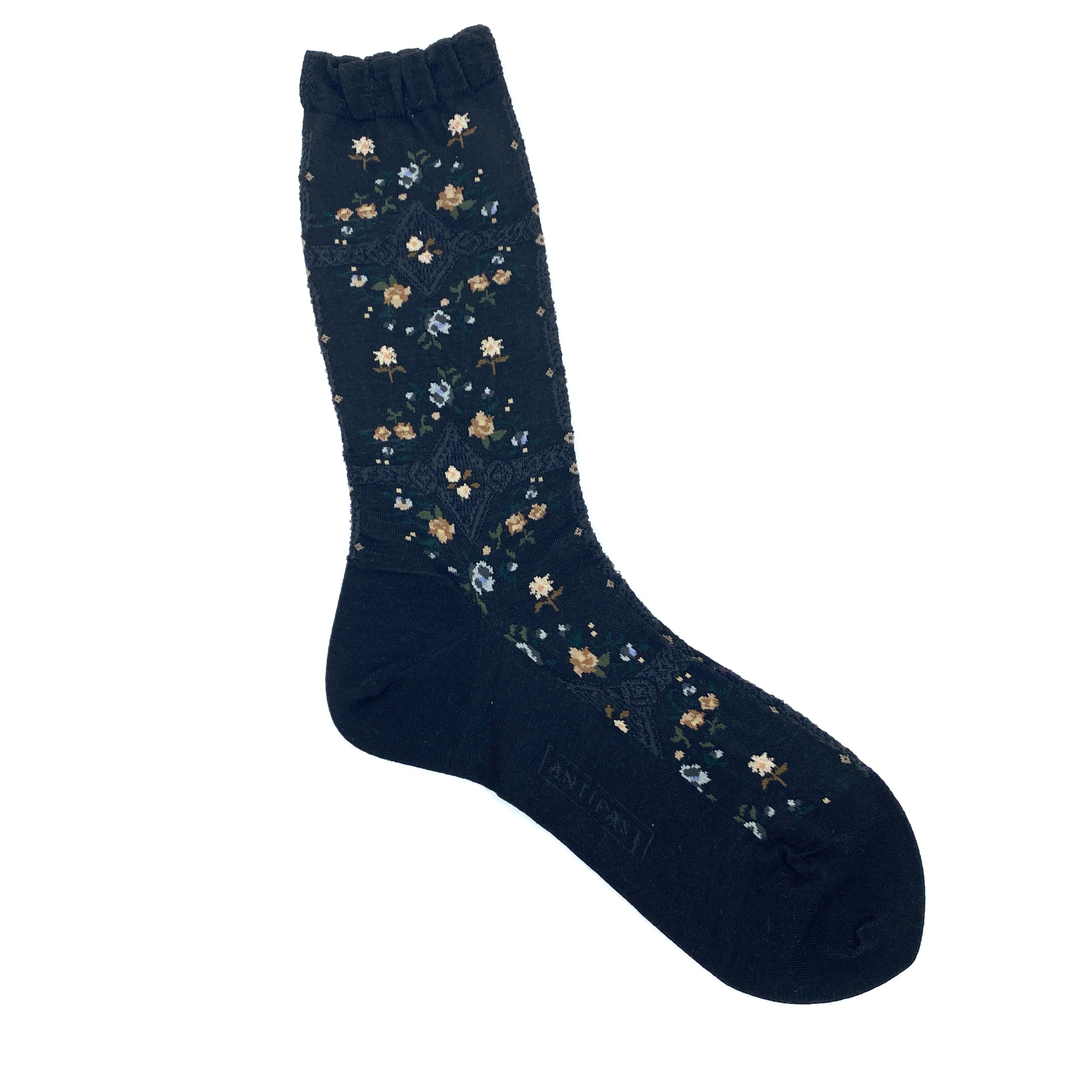 Antipast Socks Rose Wall Black
