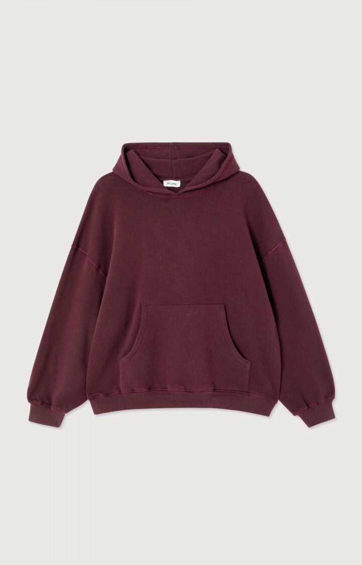AMERICAN VINTAGE SWEATSHIRT ATUBAY WINE LIE