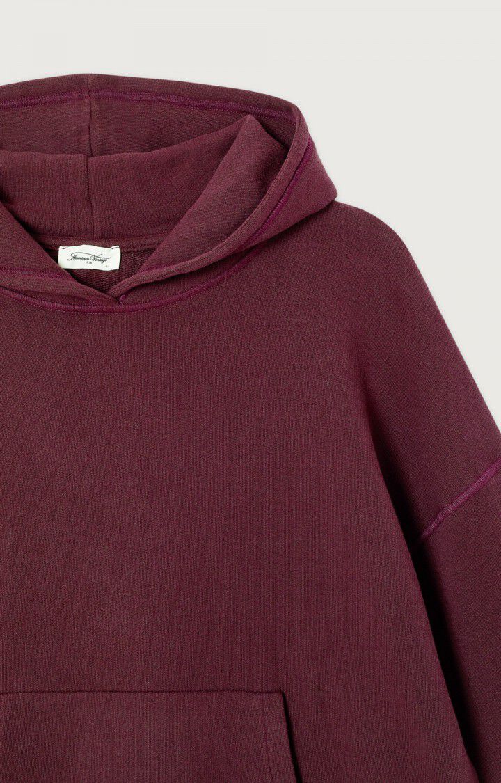 AMERICAN VINTAGE SWEATSHIRT ATUBAY WINE LIE