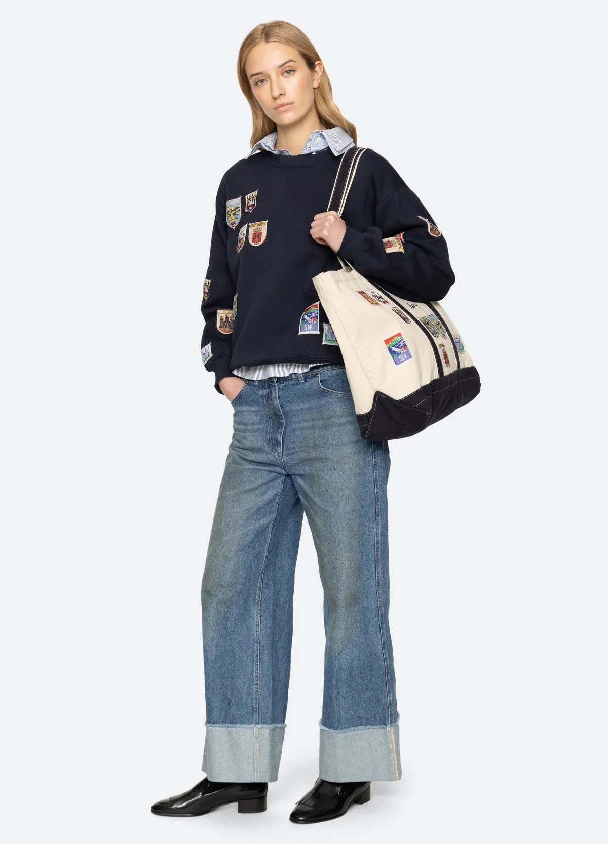 Sea New York Davis Patchwork Tote Multi