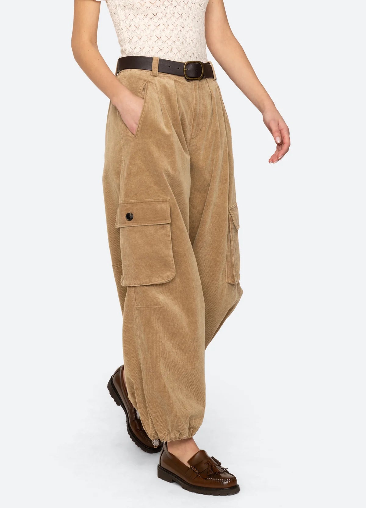 Sea New York Garret Corduroy Pant Khaki
